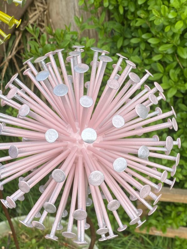 Large Aluminium Dandelion Spike Feature