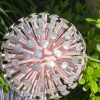 Purple & Pink Dandelion / Allium Lawn Ornament