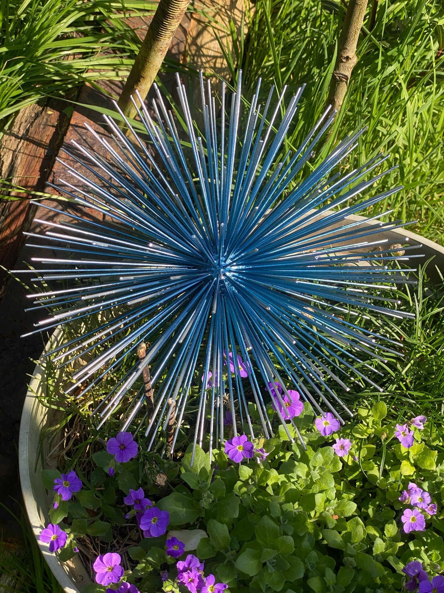 Large Dandelion Head Sculptures