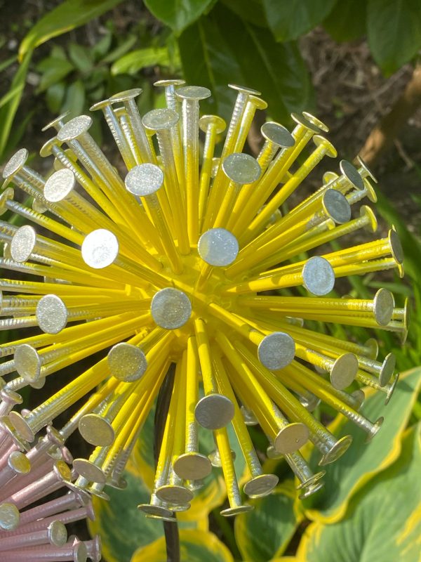 Yellow & Pink Pair of Dandelions / Alliums (IN-STOCK)