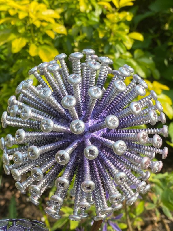 Pair of Purple Dandelions / Alliums (IN-STOCK)