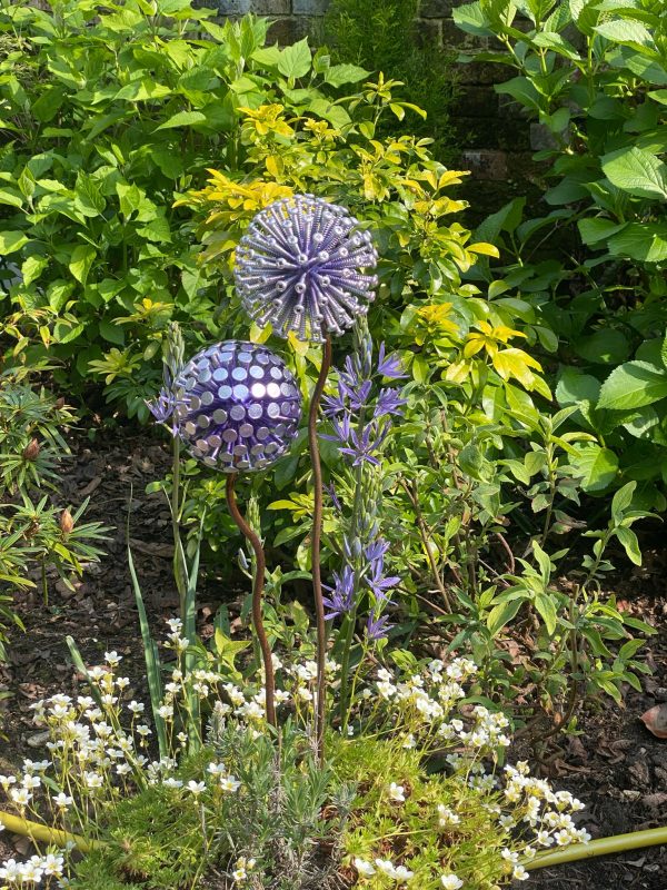 Pair of Purple Dandelions / Alliums (IN-STOCK)