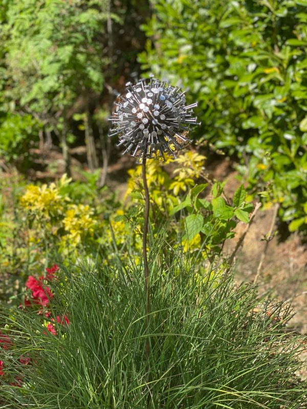 Exploding Aluminium & Iroko Wood Aluminium / Dandelion