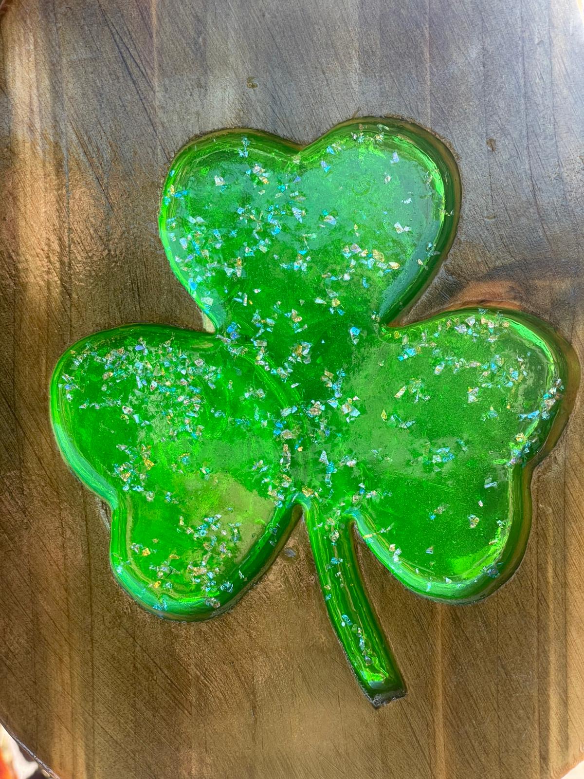 Transparent Shamrock Suncatcher