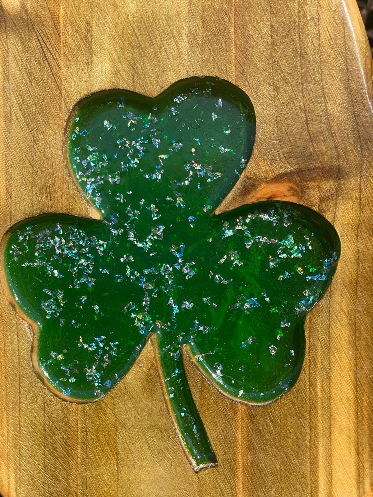 Transparent Shamrock Suncatcher