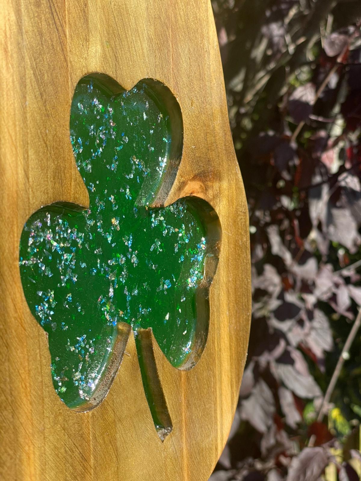 Transparent Shamrock Suncatcher