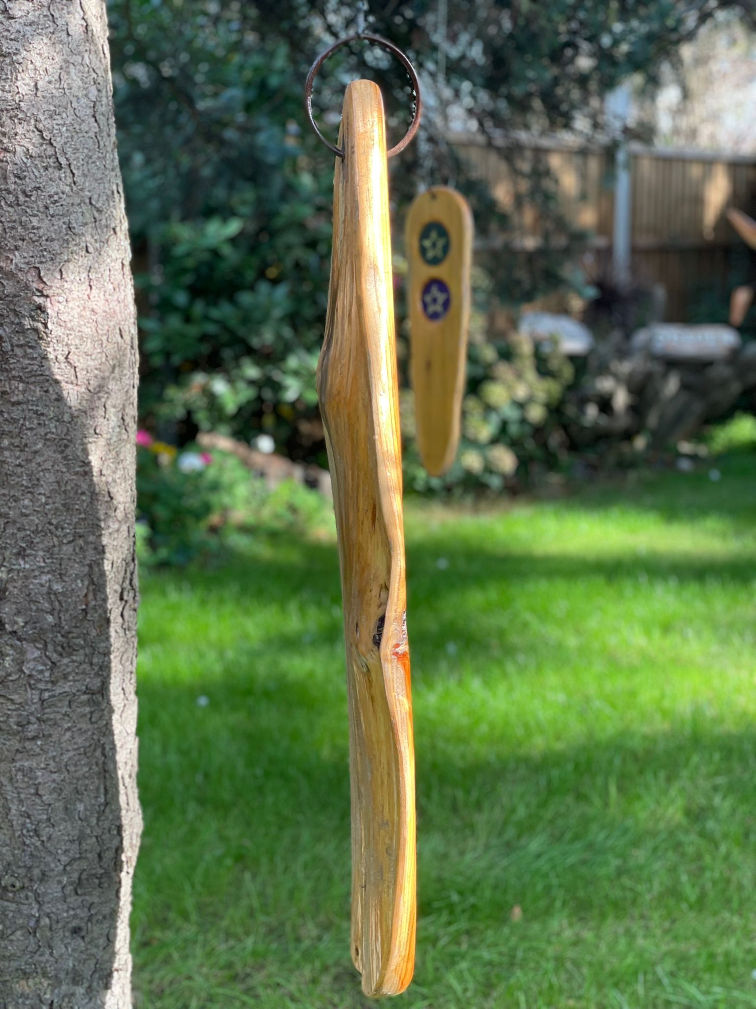 Blue Dolphin Wooden Spinner