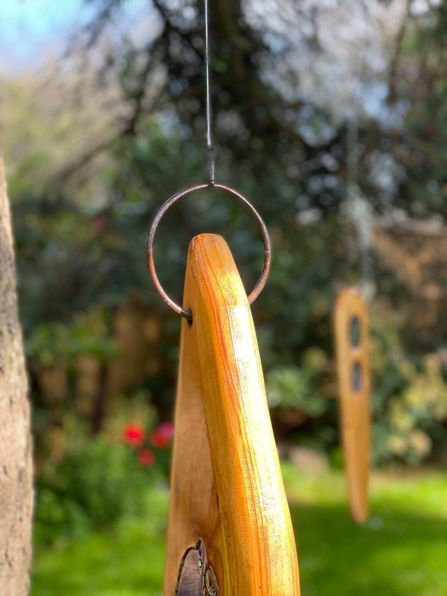 Blue Dolphin Wooden Spinner