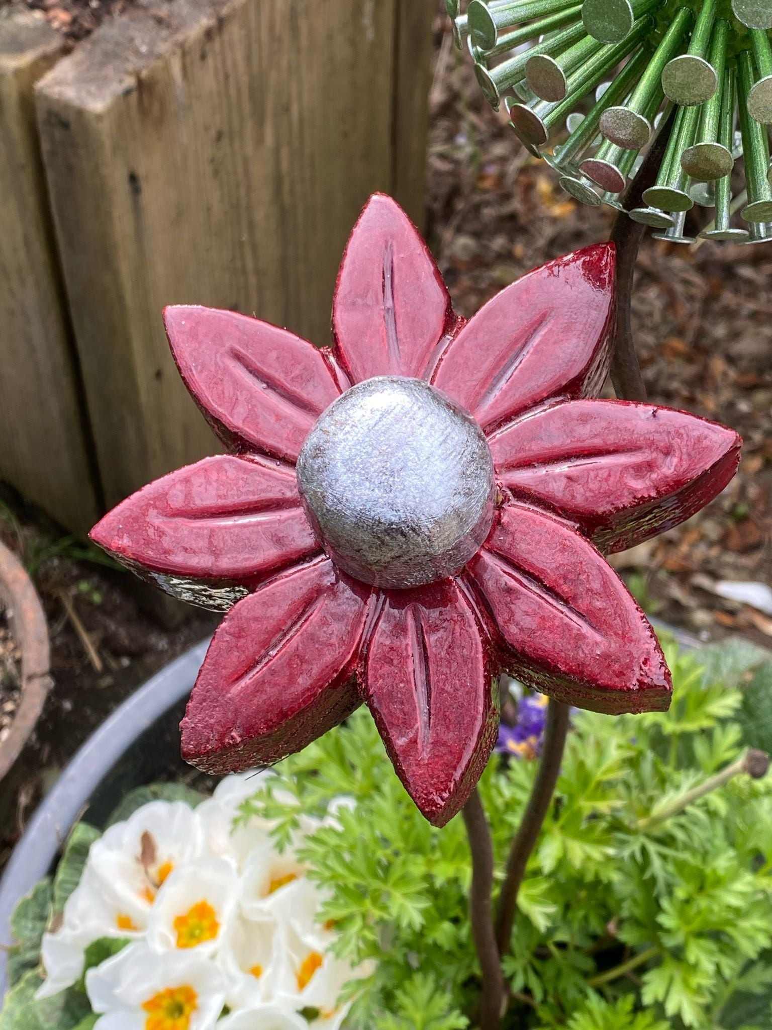 Green Dandelion & Flower Feature