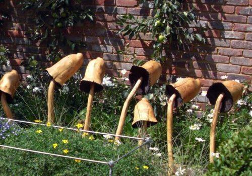 Hampton Court Flower Show Commission Wooden Toadstools