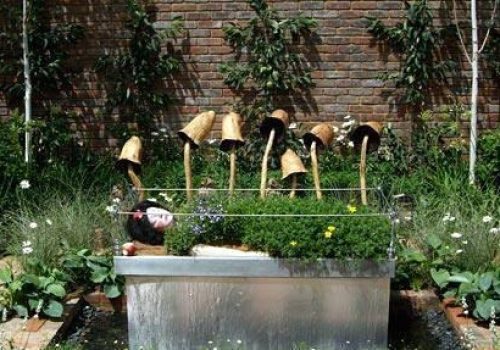 Hampton Court Flower Show Commission Snow White and the Seven Dwarfs Toadstools