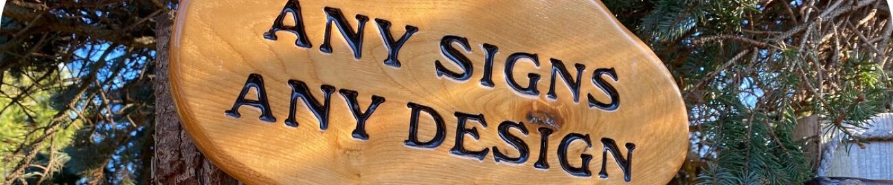 Custom Engraved Wooden Sign