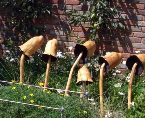Hampton Court Flower Show Commission Wooden Toadstools